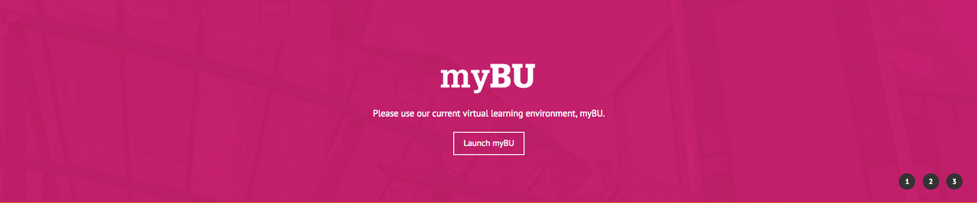 Please login to myBU